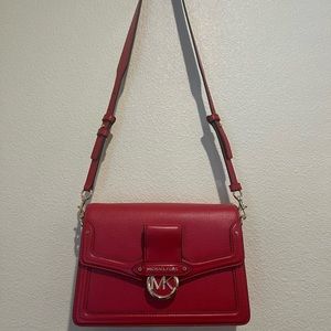 Michael Kors Red Crosbody Bag